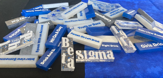 Personalized Adult Jenga Game Set