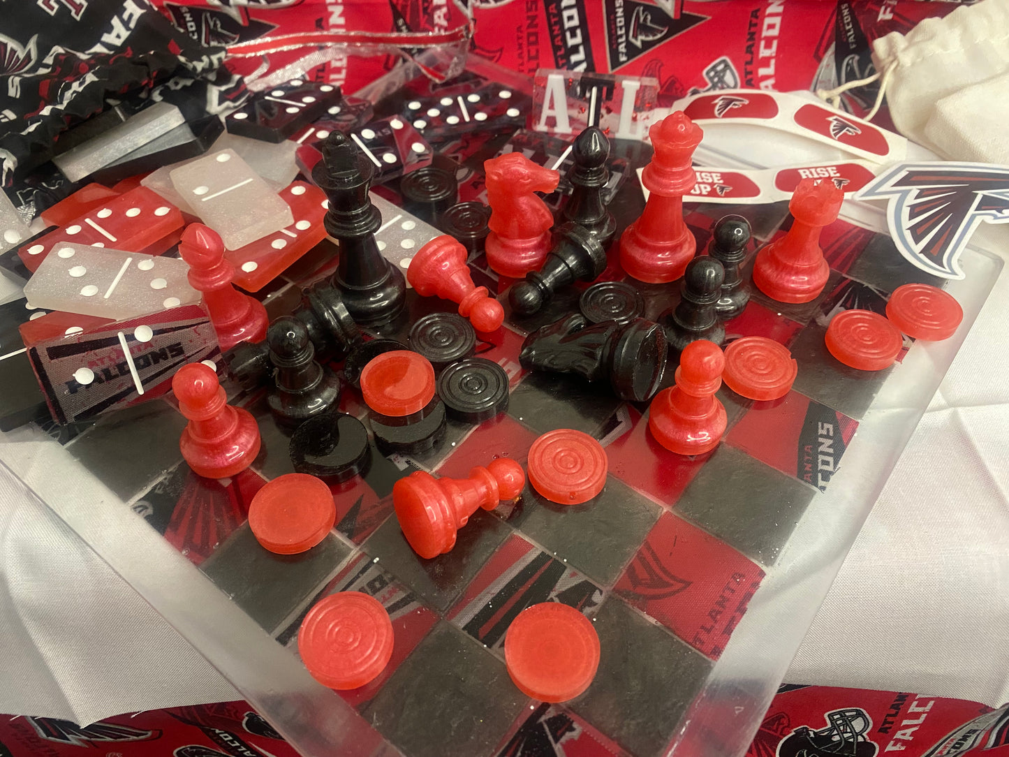 Personalized Chess - Checkers Set