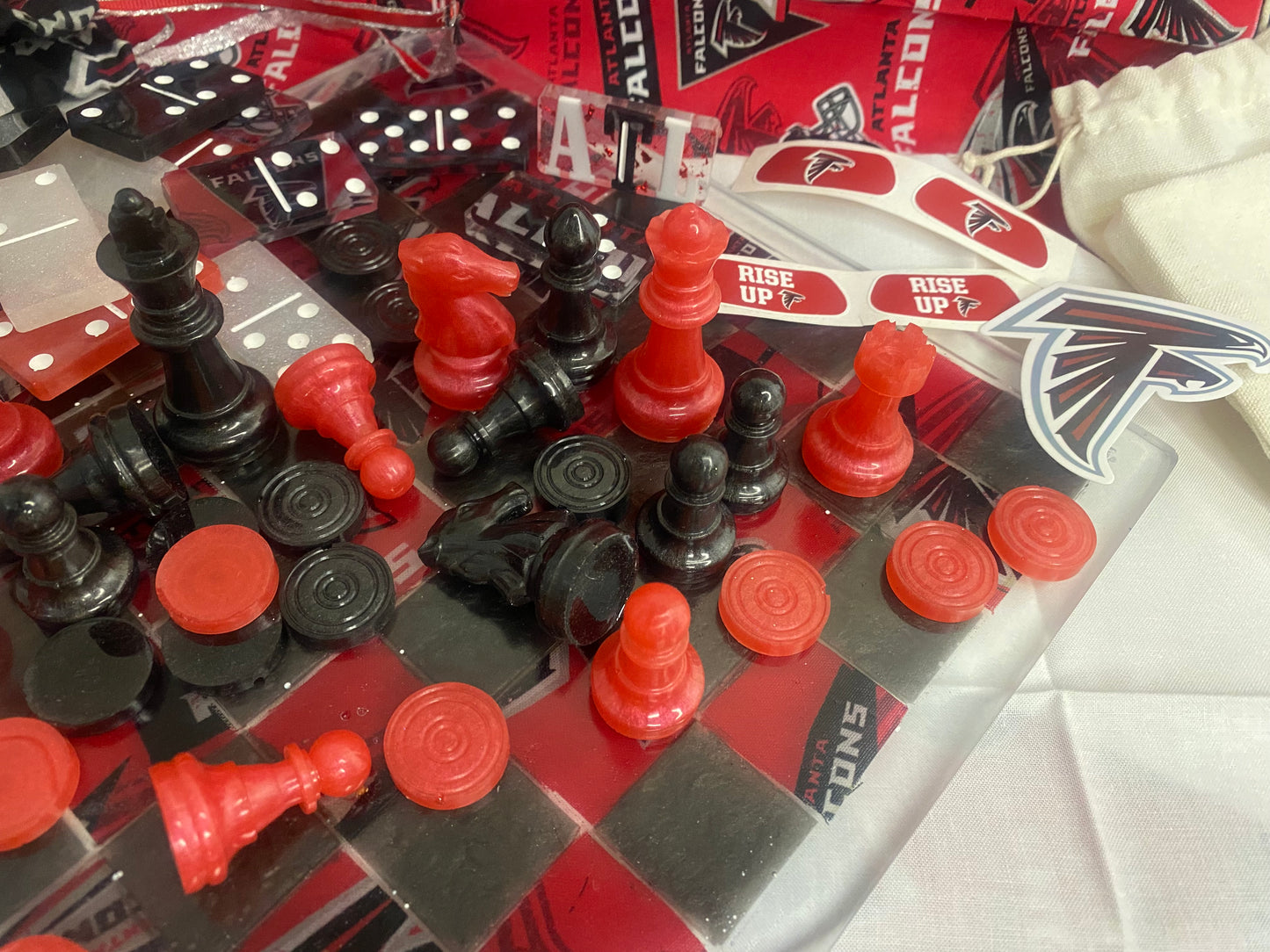 Personalized Chess - Checkers Set