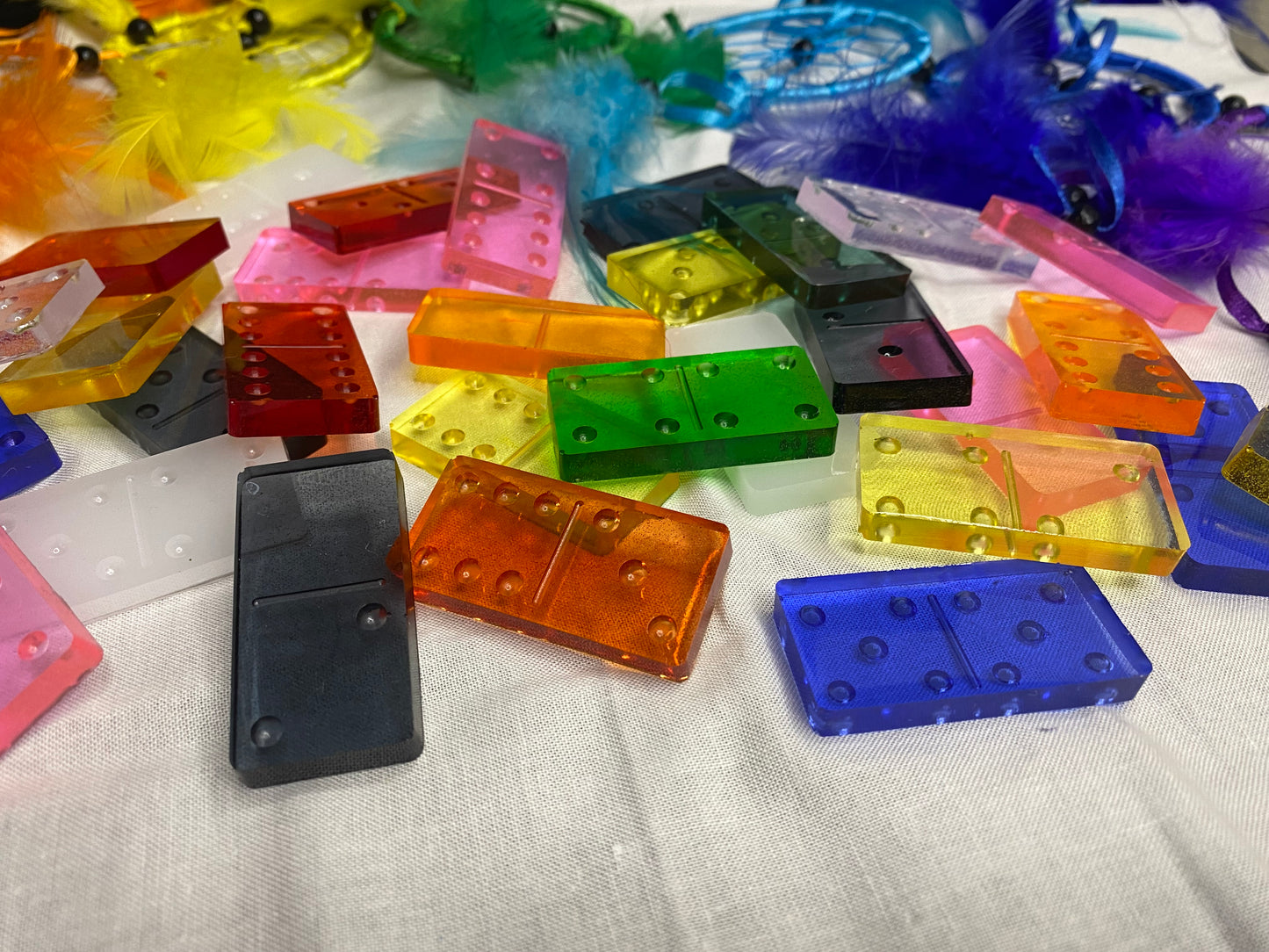 Transparent Custom Domino Set