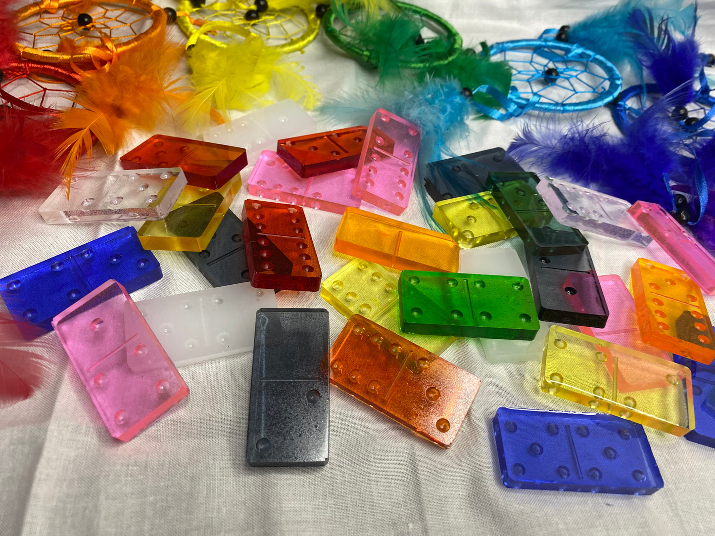 Transparent Custom Domino Set